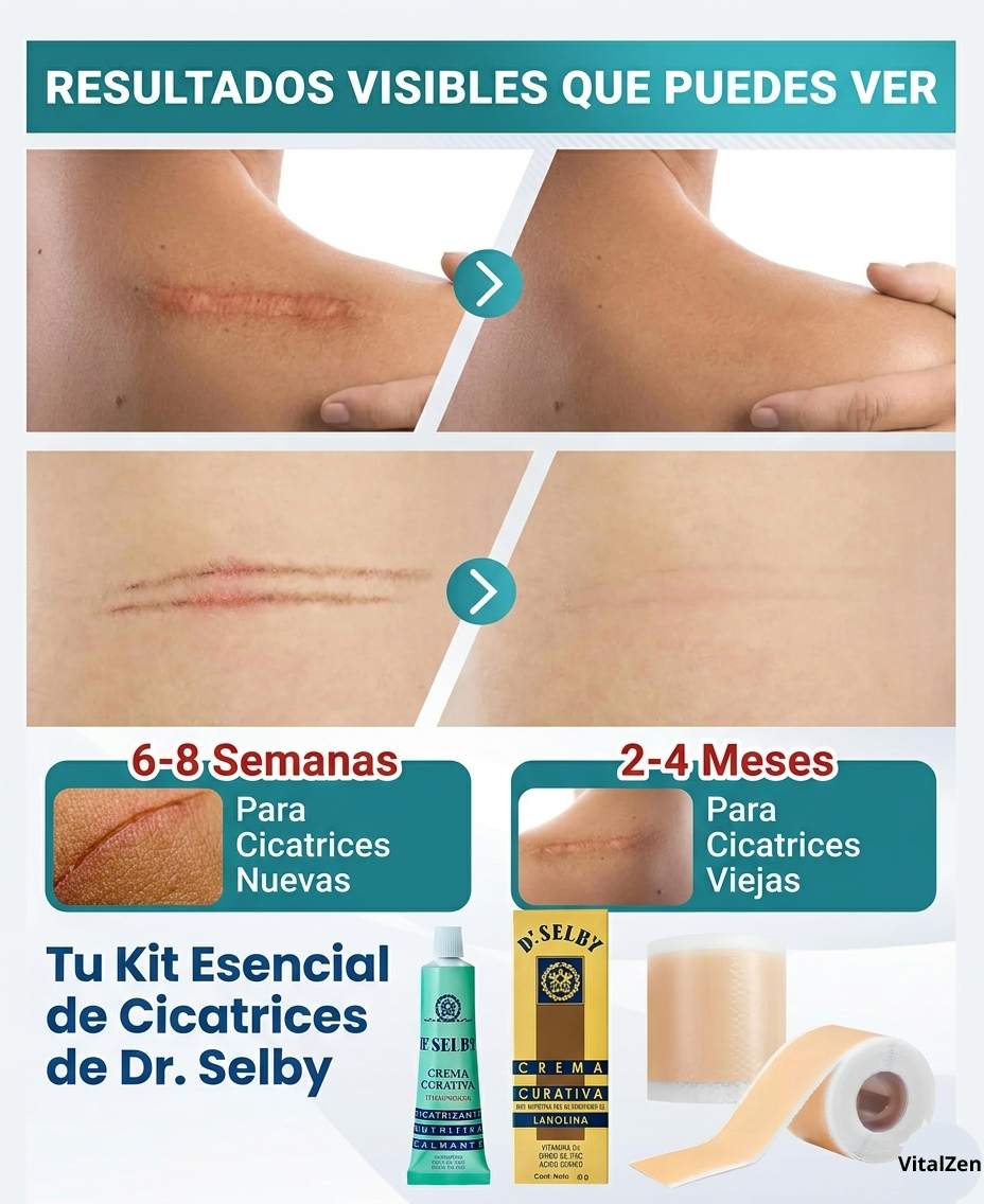 Kit Reparación de Cicatrices   Cinta Reductora + Crema Curativa